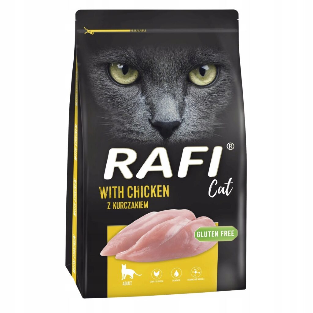 Karma sucha dla kota Rafi Cat kurczak 7kg Allegro Smart tania karma