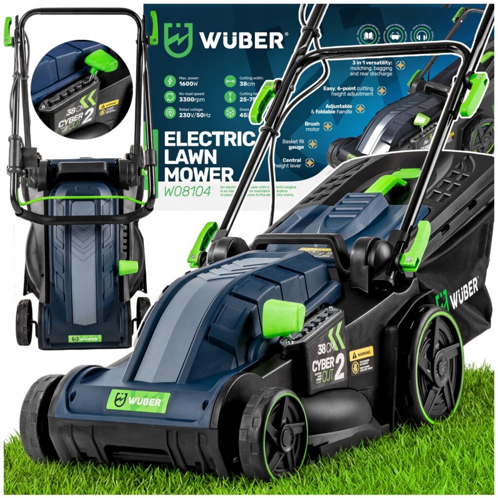 Kosiarka elektryczna Wuber 1600W do trawy mulczowanie Allegro Smart promocja