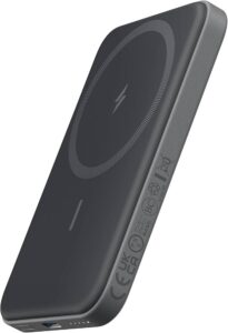 Magnetyczny powerbank Anker 621 MagGo czarny do iPhone Amazon Prime promocja