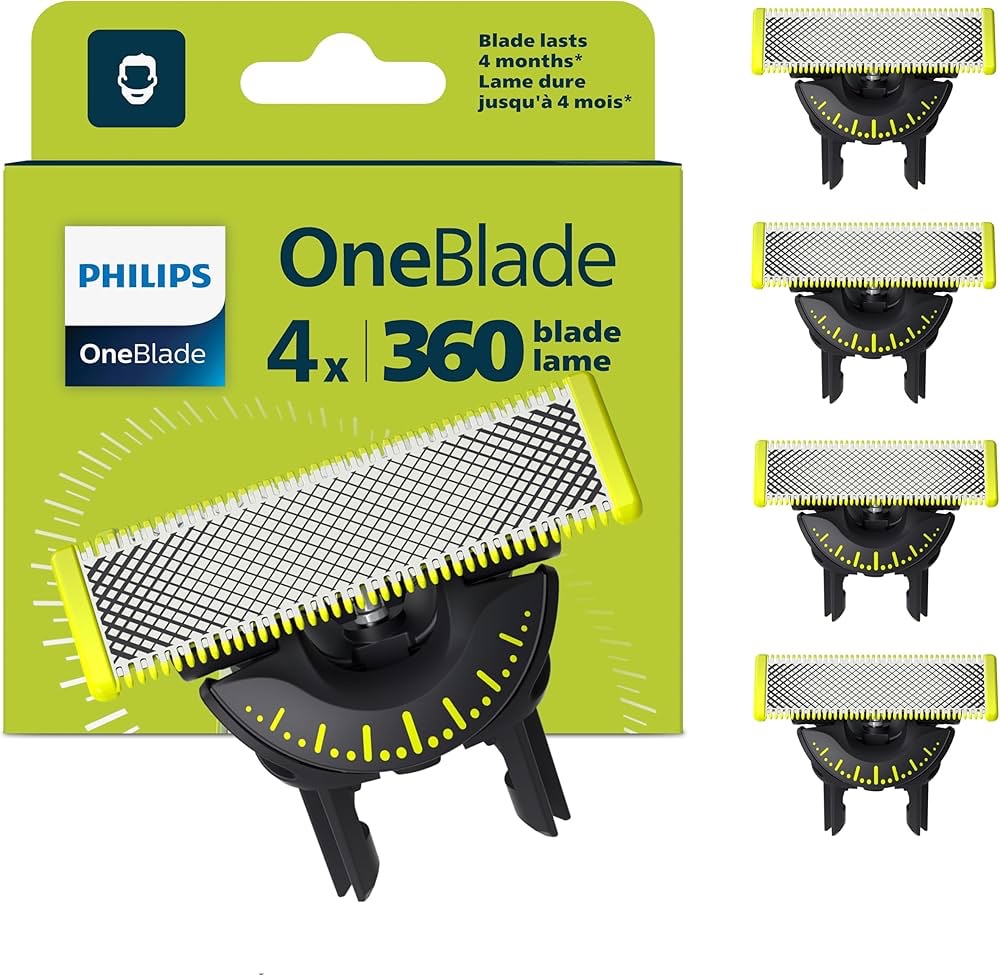 Ostrza wymienne Philips OneBlade 360 4 sztuki QP440/50 Amazon promocja