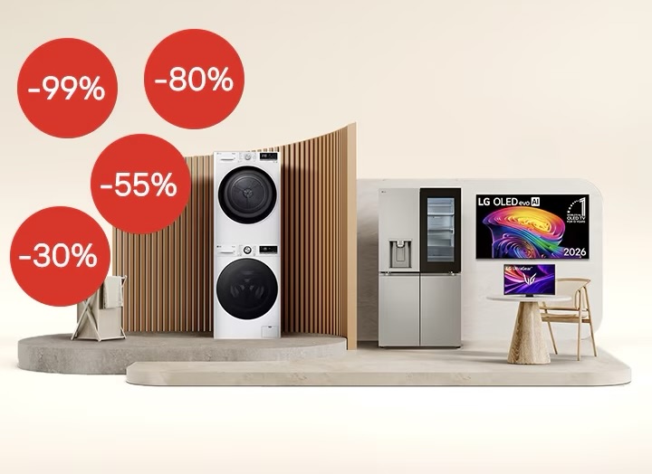 Promocja LG wielorabat do 99 procent na najtańszy produkt AGD RTV