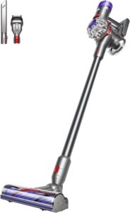 Bezprzewodowy odkurzacz pionowy Dyson V8 Advanced srebrno niklowy Amazon Prime promocja