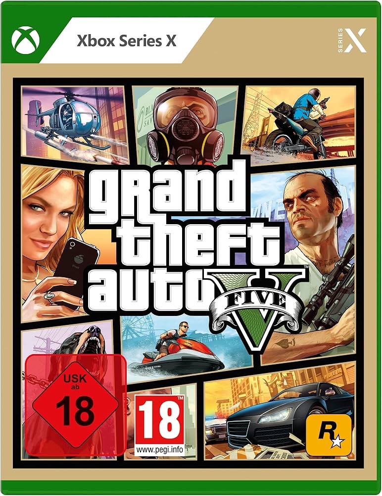 Gra Grand Theft Auto V GTA 5 Xbox Series X Amazon Prime promocja