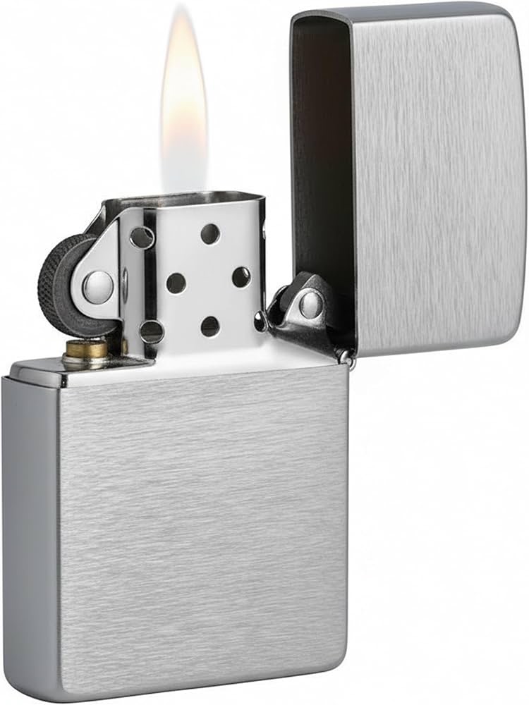 Kultowa zapalniczka benzynowa Zippo szczotkowany chrom Amazon Prime promocja