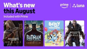 Amazon Luna Prime Gaming darmowe gry sierpień Assassin's Creed Batman