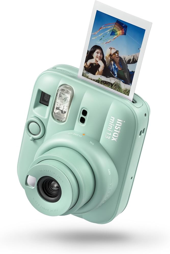Aparat natychmiastowy Instax mini 13 Lagoon Green promocja Amazon Prime