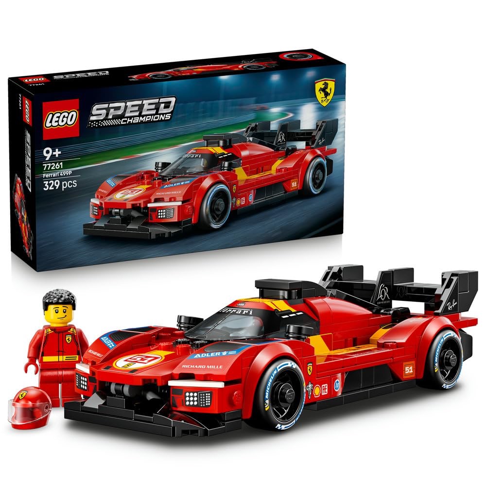 Zestaw klocków LEGO Speed Champions Ferrari 499P promocja Amazon Prime