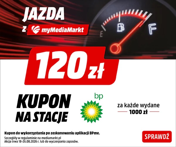 Promocja Media Markt bon na paliwo stacja BP 120 zł za zakupy