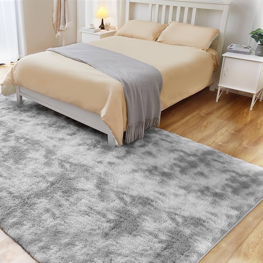 Puszysty dywan Puremy Shaggy do salonu sypialni wyprzedaż Amazon Prime