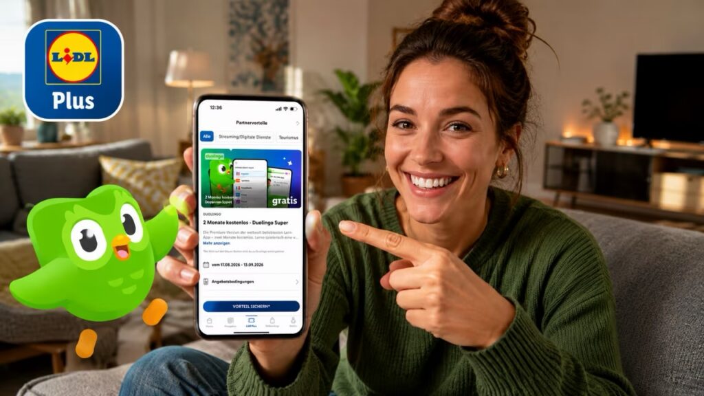 Duolingo Super darmowe 2 miesiące aplikacja Lidl Plus promocja kod