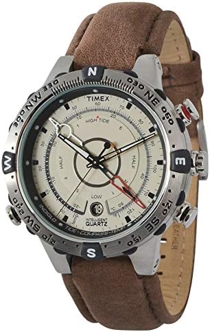 Zegarek Timex Expedition Tide męski brązowy pasek Amazon Prime