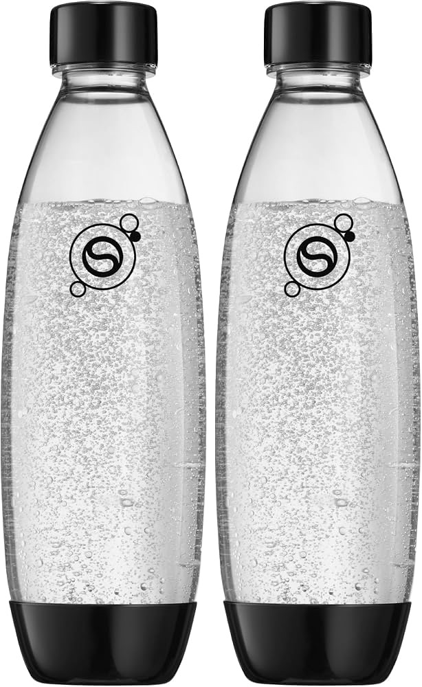 Butelki SodaStream Fuse 1L czarne dwupak promocja Amazon Prime