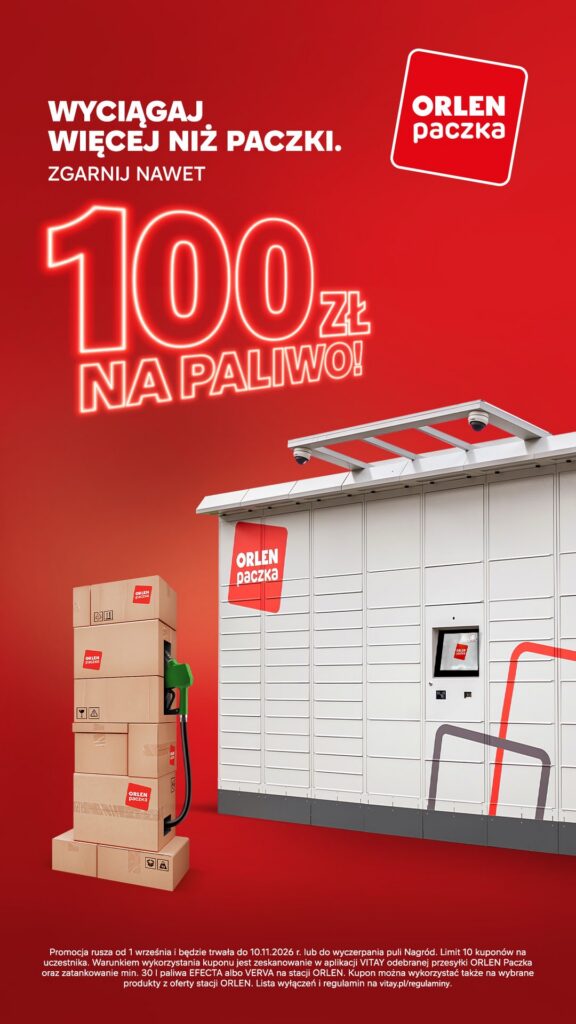 Promocja ORLEN Paczka kupony rabatowe 10 zł aplikacja VITAY paliwo