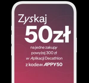 Promocja Decathlon kod rabatowy aplikacja APPY50 zniżka 50 zł