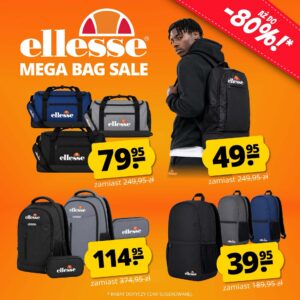Wyprzedaż Mega Bag Sale Ellesse torby i plecaki SportRabat promocja