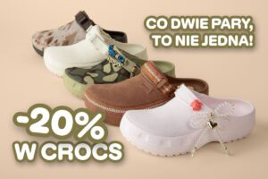 Promocja Crocs pl kod rabatowy 20 procent zniżki przy zakupie 2 par DVA20