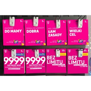 Promocja T-Mobile 30 lat darmowy nielimitowany internet na 30 dni Magenta Moments