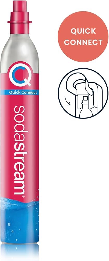 Nabój cylinder SodaStream CO2 Quick Connect różowy 60l Amazon Prime