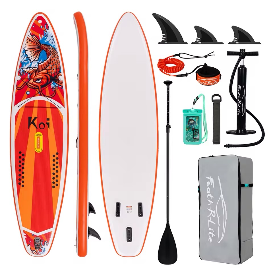 Deska do pływania SUP FunWater dmuchana zestaw akcesoria kod FSPL12 AliExpress