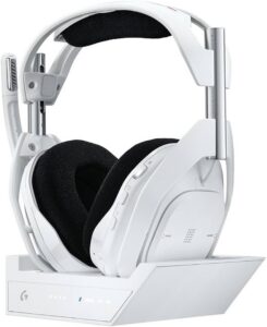 Logitech G Astro A50 X słuchawki bezprzewodowe stacja dokująca HDMI 2.1 białe Amazon Prime