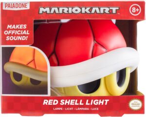 Paladone Super Mario Red Shell lampka z dźwiękiem czerwona skorupa Nintendo Amazon Prime