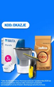 Amazon pl kod rabatowy OKAZJE 50 zł zniżki od 250 zł dla klientów Prime