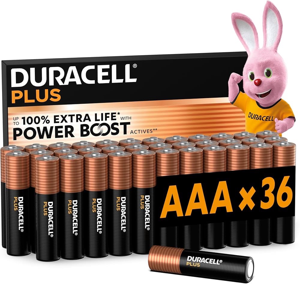 Duracell Plus AAA baterie alkaliczne 36 sztuk Power Boost darmowa dostawa Amazon Prime