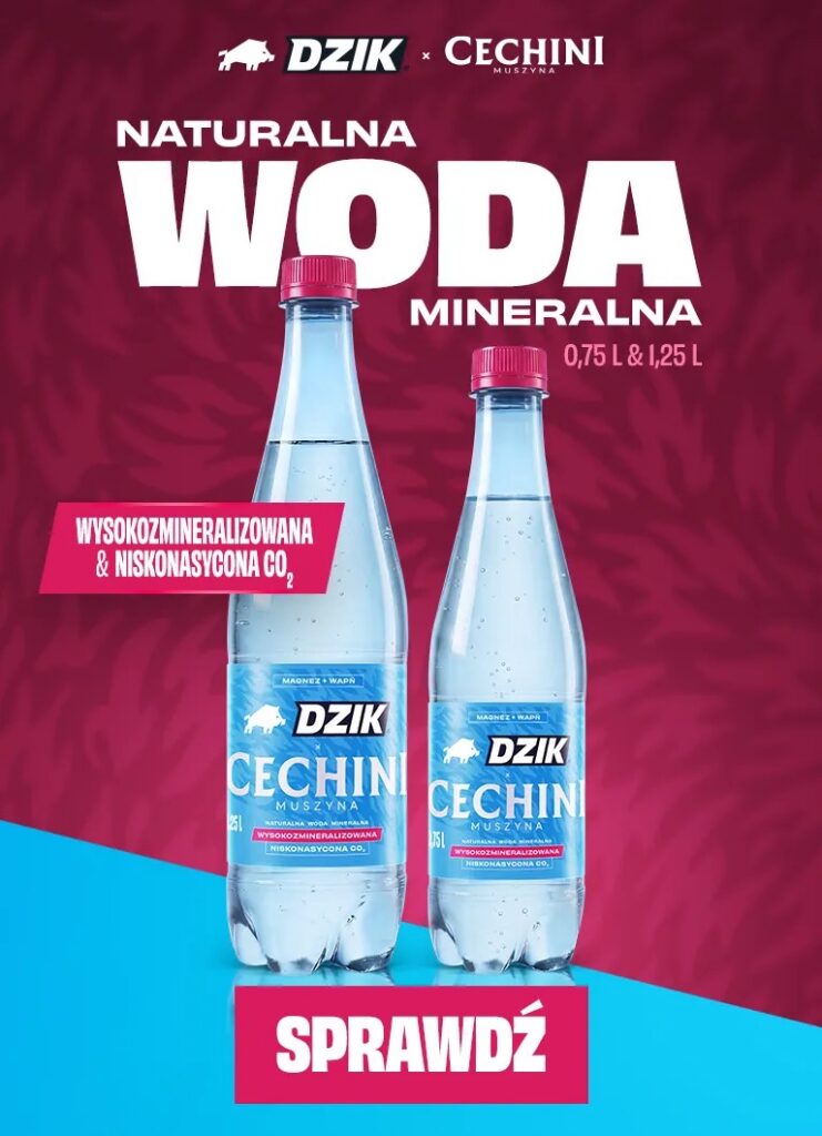 WK DZIK kod rabatowy SUCHAR 5 procent rabatu na cały asortyment promocje energetyki woda Cechini