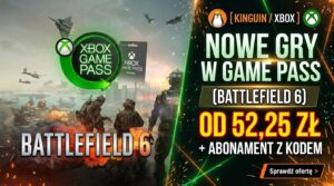 Xbox Game Pass nowe gry Battlefield 6 Valor Mortis tani abonament kod KINGSQUAD Kinguin