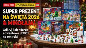 Kalendarze adwentowe LEGO 2026 City Star Wars Marvel Friends Disney promocja Amazon Prime