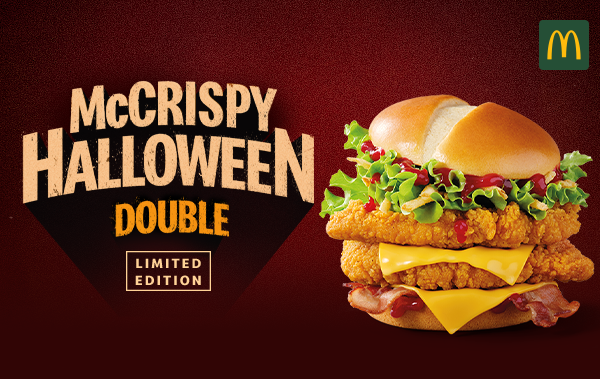 McCrispy Halloween Double McDonald's Dropy w aplikacji MojeM cena punkty