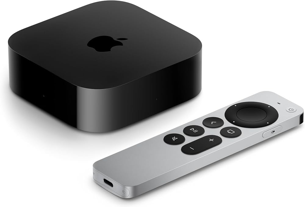 Apple TV 4K 4 generacji MLFF4MP/A Dolby Vision Dolby Atmos pilot z funkcją Znajdź Amazon Prime