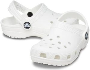 Chodaki dziecięce Crocs Classic Clog K białe 206991-100 rozmiary 28-38 Amazon Prime