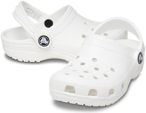 Chodaki dziecięce Crocs Classic Clog K białe 206991-100 rozmiary 28-38 Amazon Prime