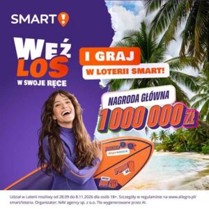 Allegro Smart promocja 12 miesięcy za 29,90 zł lub 39,90 zł darmowa dostawa Loteria Smart