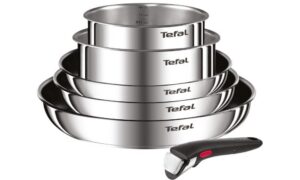 Zestaw patelni i garnków Tefal Ingenio Cook Eat 6 elementów odpinana rączka indukcja Media Expert