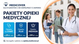 Medicover pakiety medyczne dla studentów Opieka na Start 29 zł Opieka Plus 99 zł Premium 199 zł Uniperks