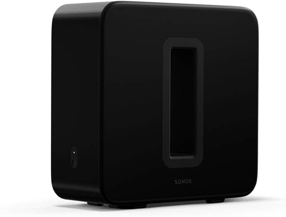Bezprzewodowy subwoofer Sonos Sub Gen 3 czarny głęboki bas kino domowe Trueplay Sonos S2 Amazon Prime