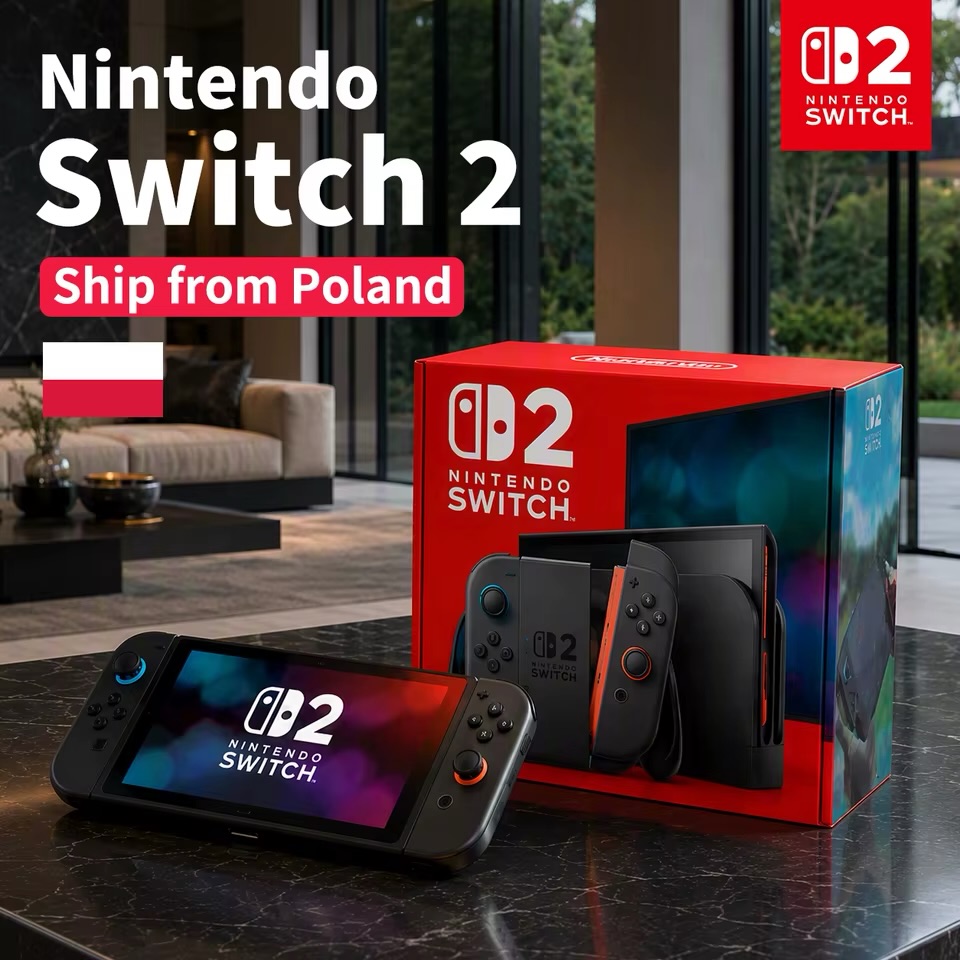 Konsola Nintendo Switch 2 Standard Edition 256GB ekran 7.9 cala 1080p 120Hz Joy-Con 2 promocja AliExpress kod PLD1177 wysyłka z Polski