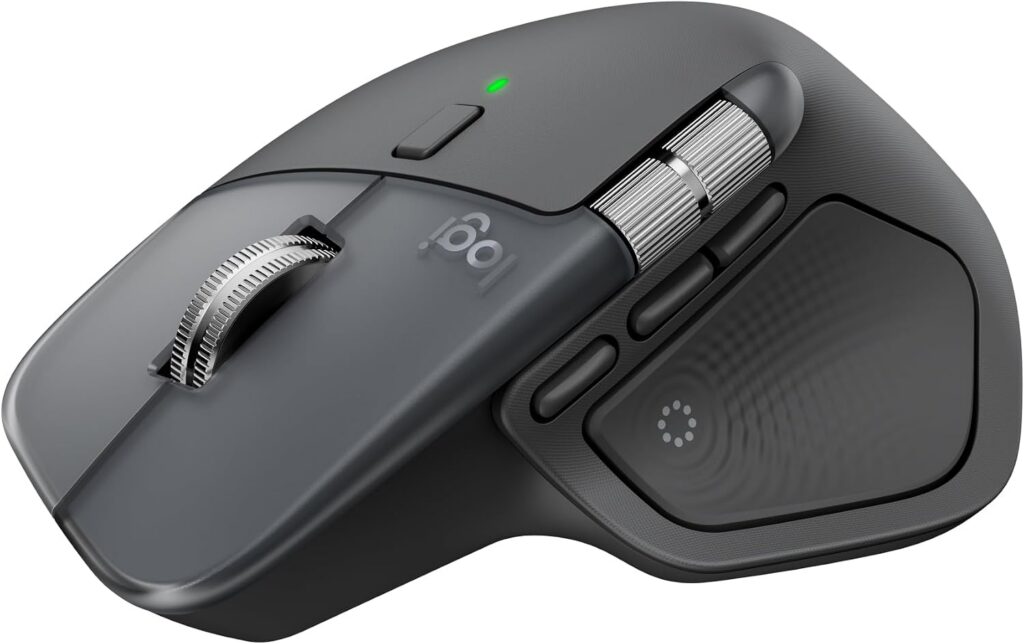 Logitech MX Master 4 mysz bezprzewodowa grafitowa Bluetooth Actions Ring Cashback Amazon Prime